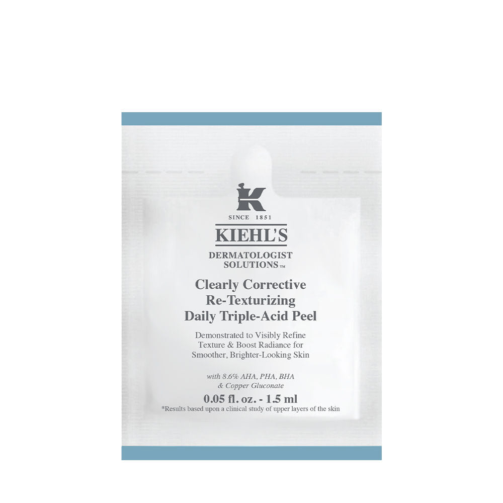 Free Kiehl's Clearly Corrective Re-texturizing Pre-Serum Packet Sample