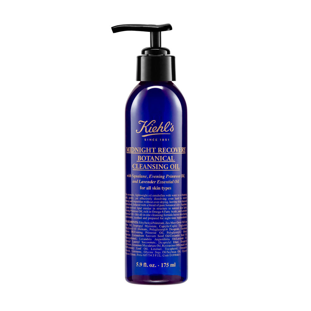 Kiehls Midnight Recovery Botanical Cleansing Oil - With Lavender Essential Oil & Squalane