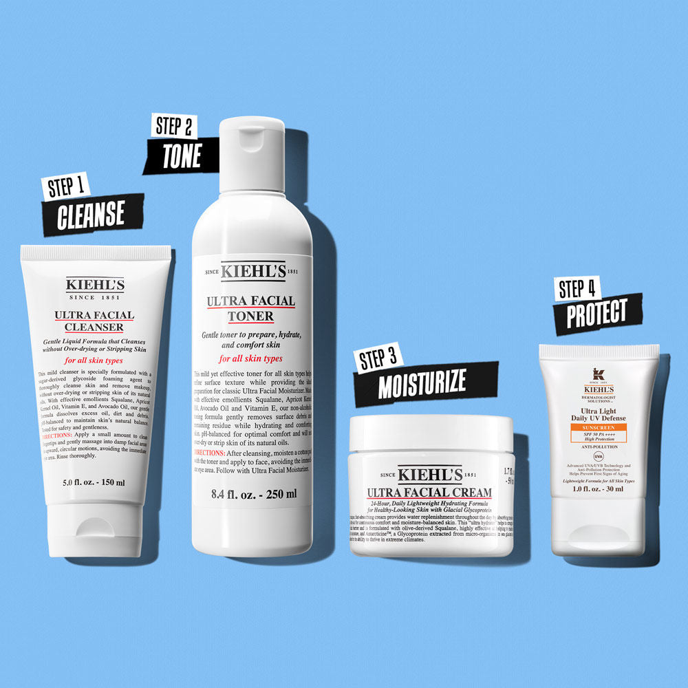 Kiehl's Ultra Facial Cleanser- Gentle and Non Stripping With Squalane