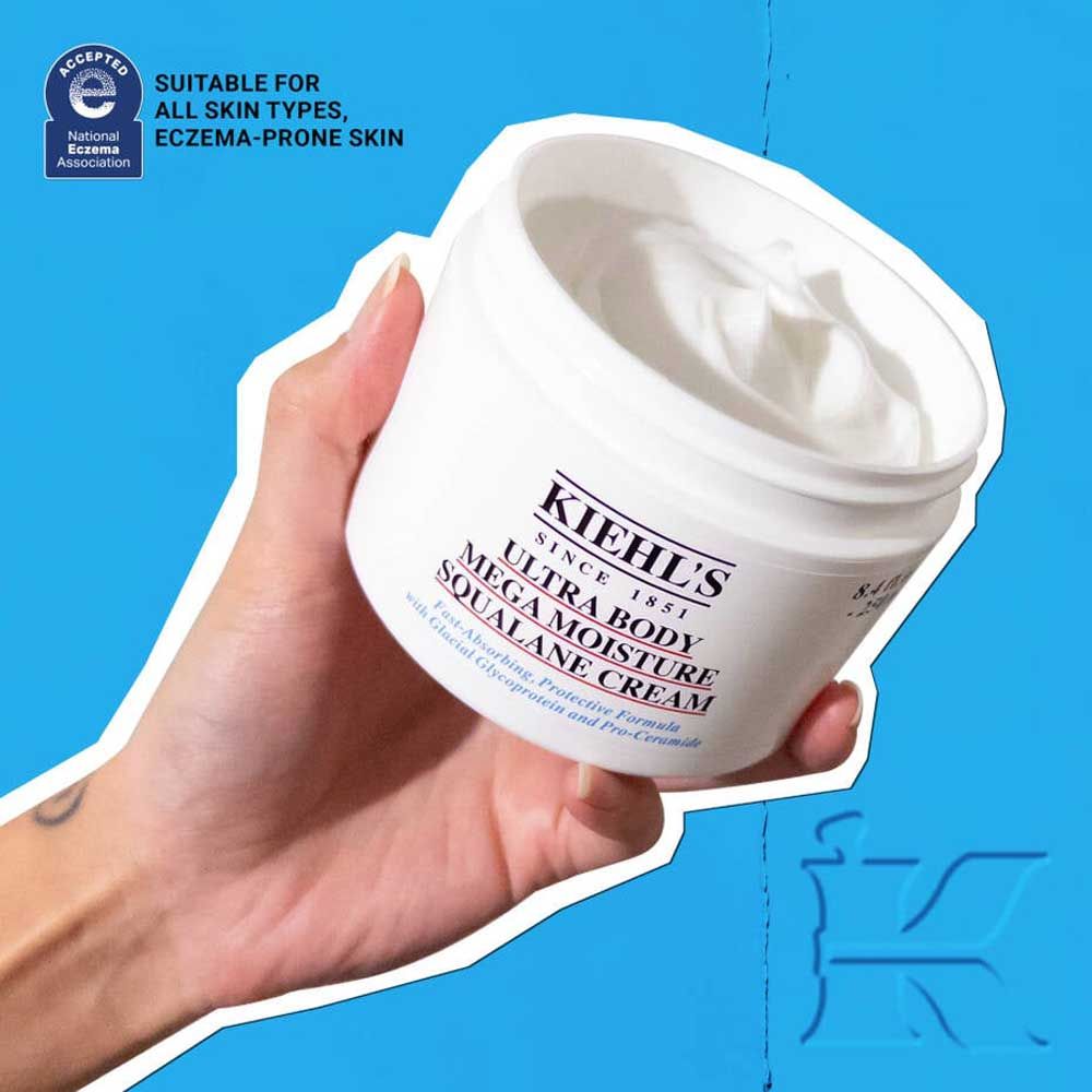 Kiehl’sキールズ　ウルトラボディメガモイスチャスクワランクリーム250ml Kiehl's Ultra Body Mega Moisture Squalane Cream – Kiehls India