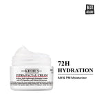 Kiehl's Ultra Facial Cream With 72 Hour Hydration - Moisturizer For Softer, Hydrated Skin