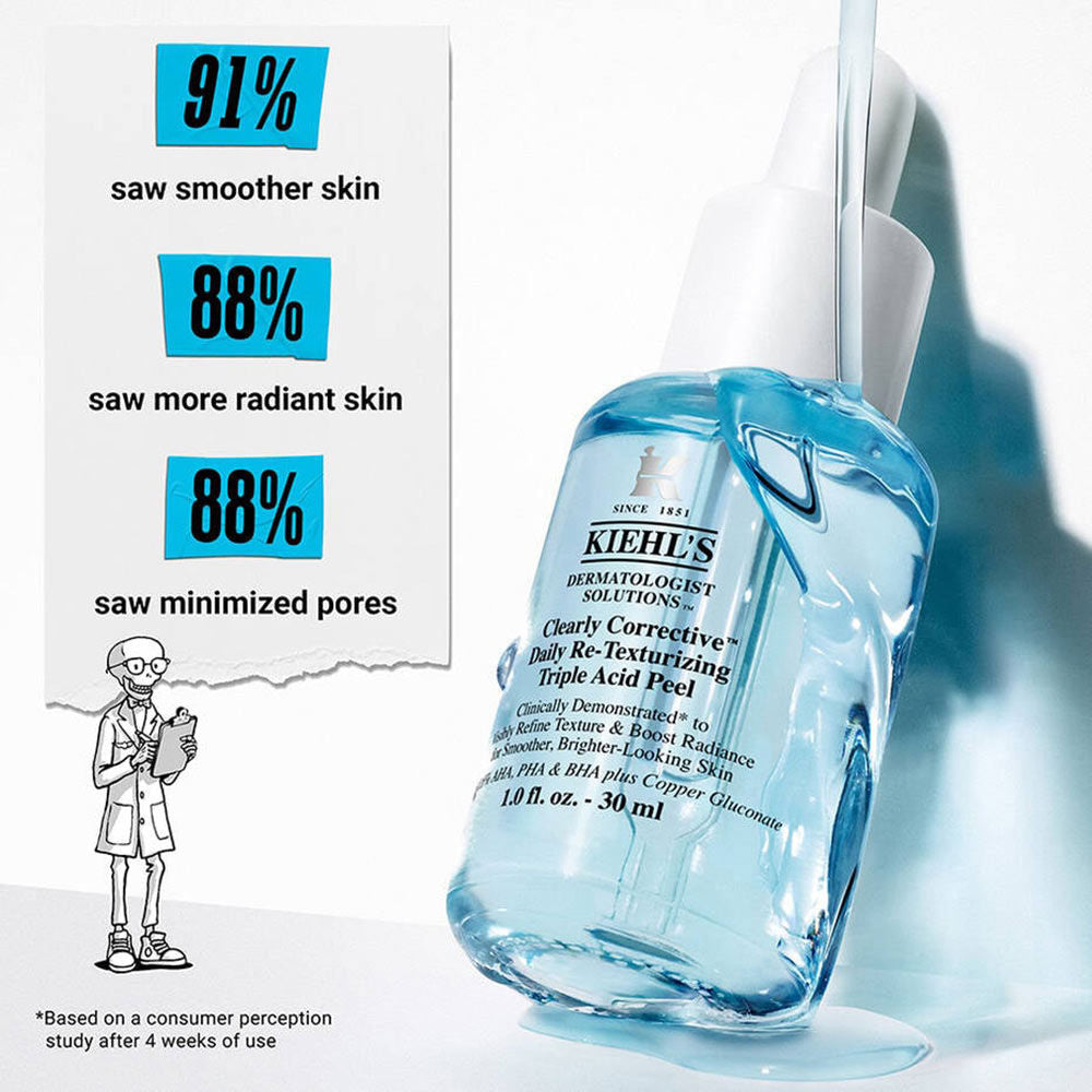 Kiehl's Clearly Corrective Daily Re-Texturizing Triple Acid Pre-Serum