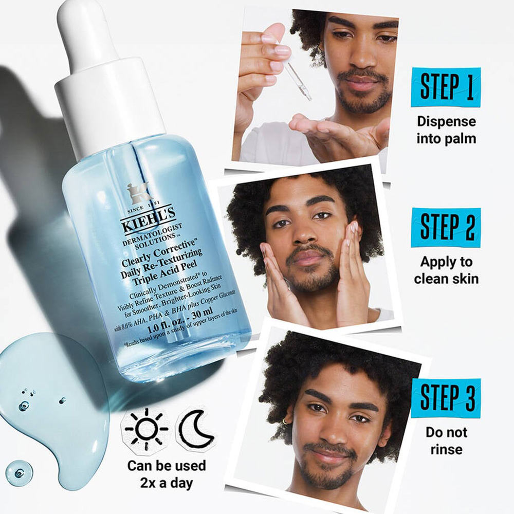 Kiehl's Clearly Corrective Daily Re-Texturizing Triple Acid Pre-Serum