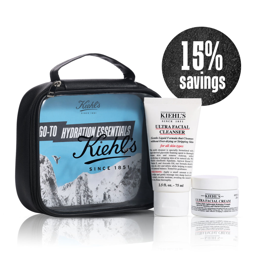Kiehl's Hydration Routine Kit (Ultra Facial Cream + Cleanser)
