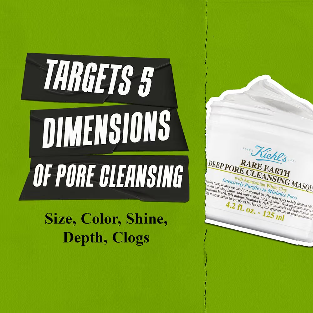 Kiehl's Rare Earth Deep Pore Cleansing Masque With Amazonian White Clay