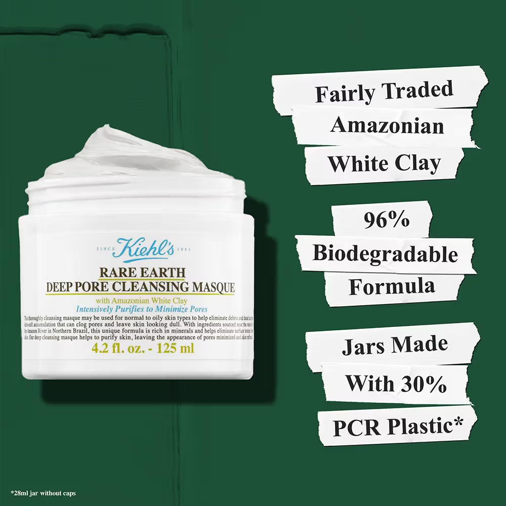 Kiehl's Rare Earth Deep Pore Cleansing Masque With Amazonian White Clay