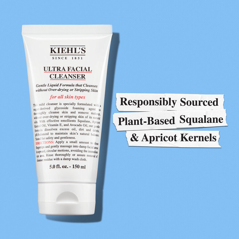 Kiehl's Ultra Facial Cleanser Gentle Non Stripping With Squalane